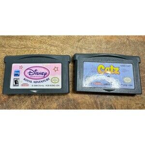 Vintage Catz And Disney Princess Royal Adventure Nintendo Gameboy Advance Games